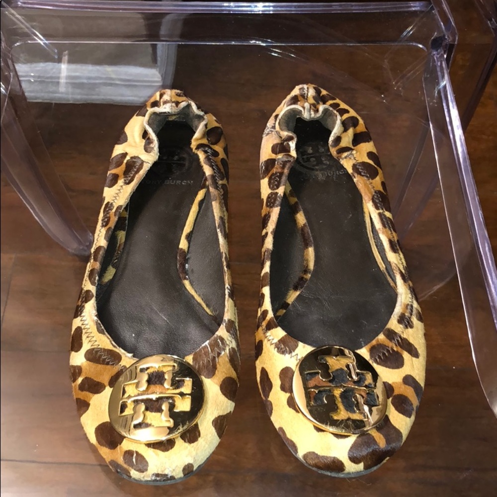 Leopard Tory Burch flats